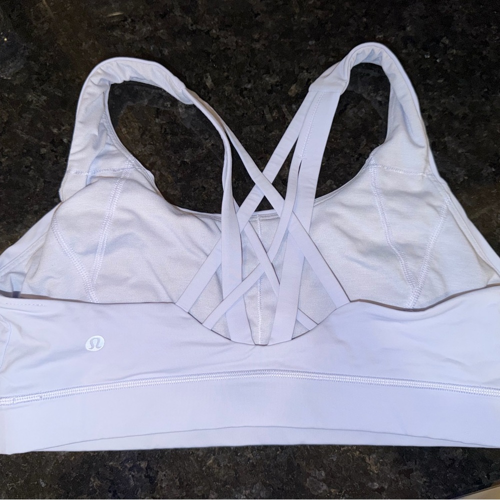 Lululemon Free to Be Elevated Bra Pastel Blue DD/DDD(E) Cup 12 Like New - Picture 2 of 3